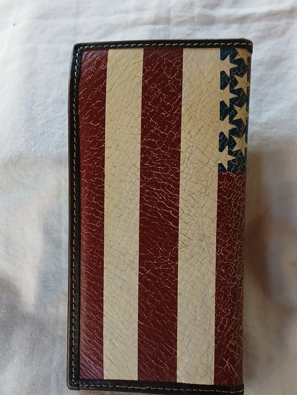American Flag Distressed 3D Wallet